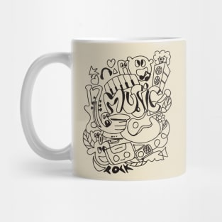 Doodle Music Mug